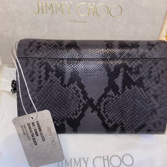 Brand New Jimmy Choo Clutch/ Mini Purse with chain - Picture 5 of 7